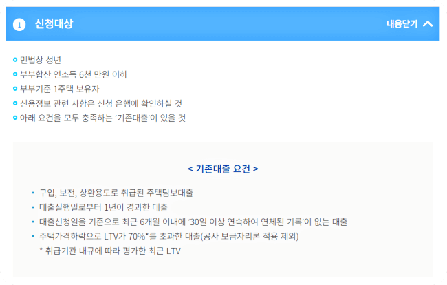 채무조정형-적격대출-신청대상-상세정보