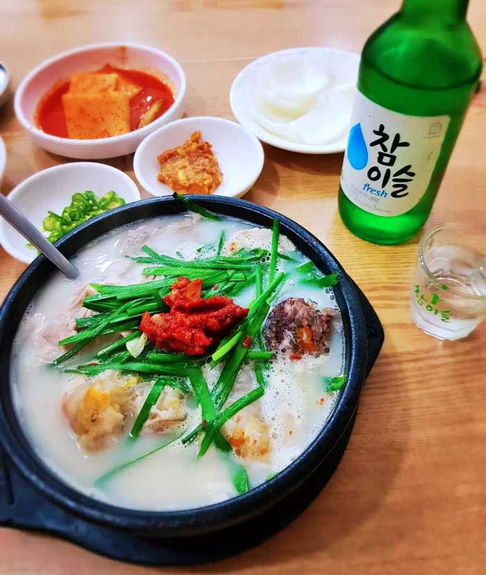생방송 오늘저녁 안양 안양예술공원 순대국 순대국밥 맛집