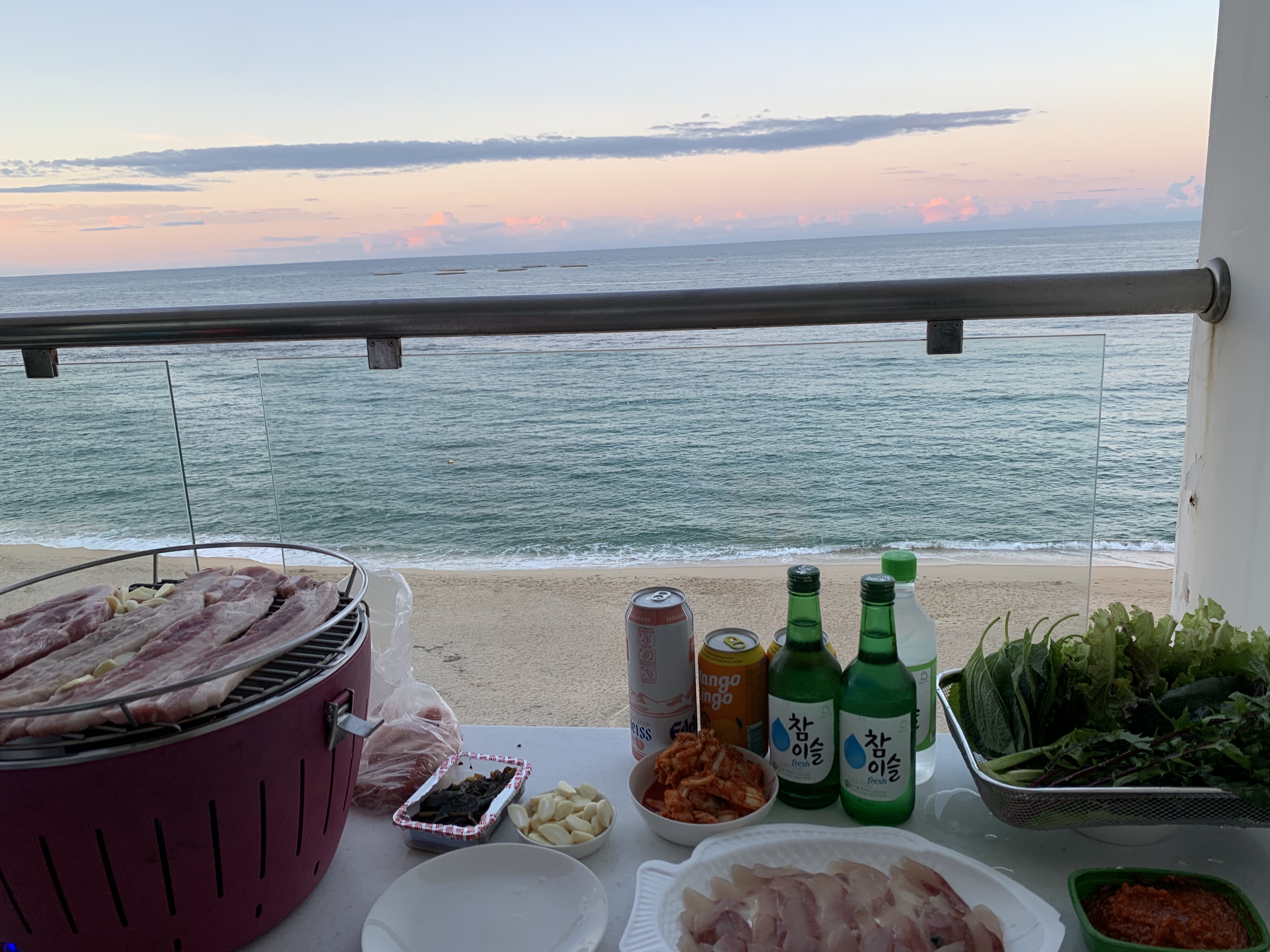 오션뷰 개별바베큐