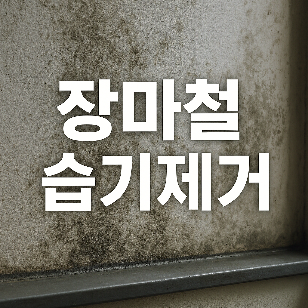 장마철 습기제거