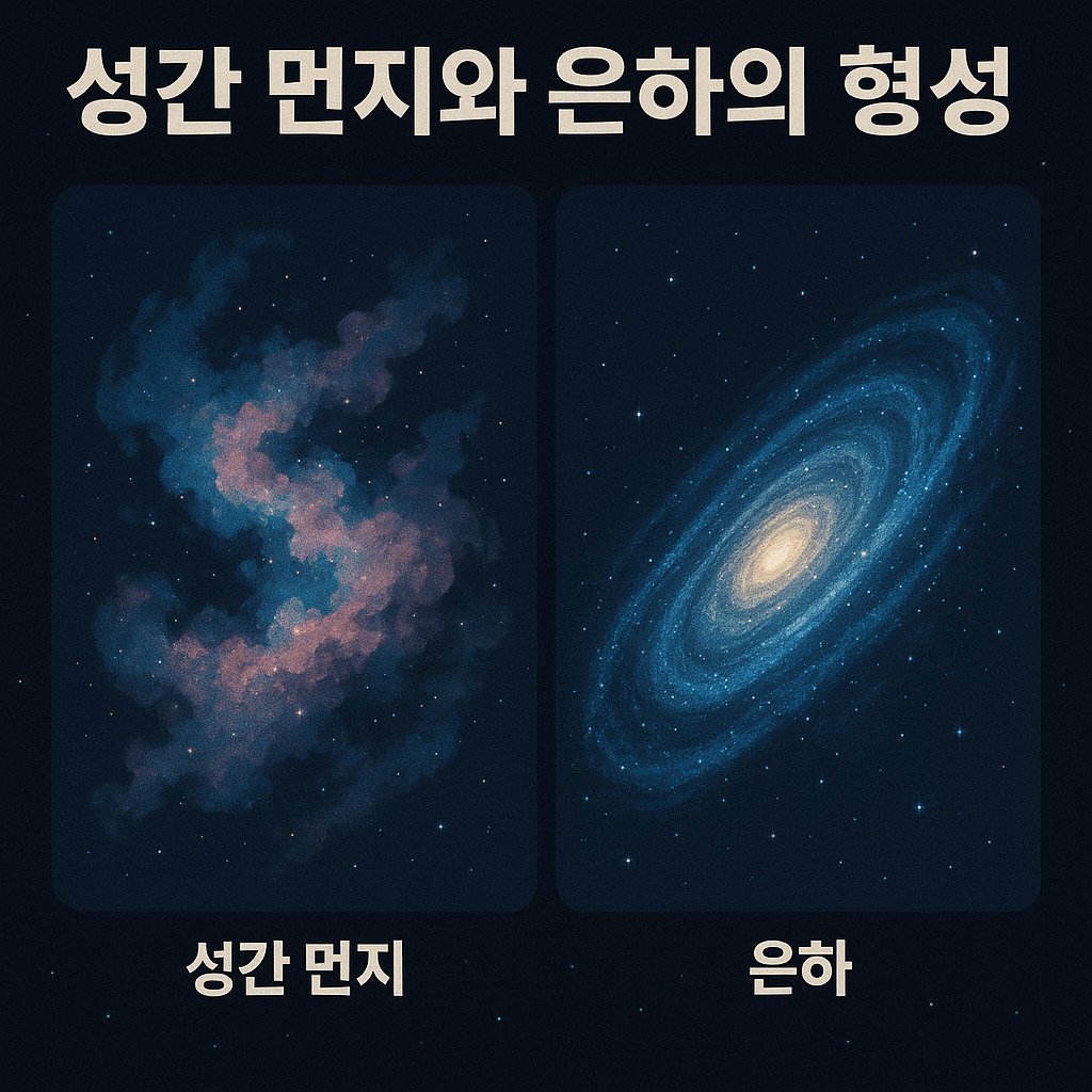 성간 먼지 이미지