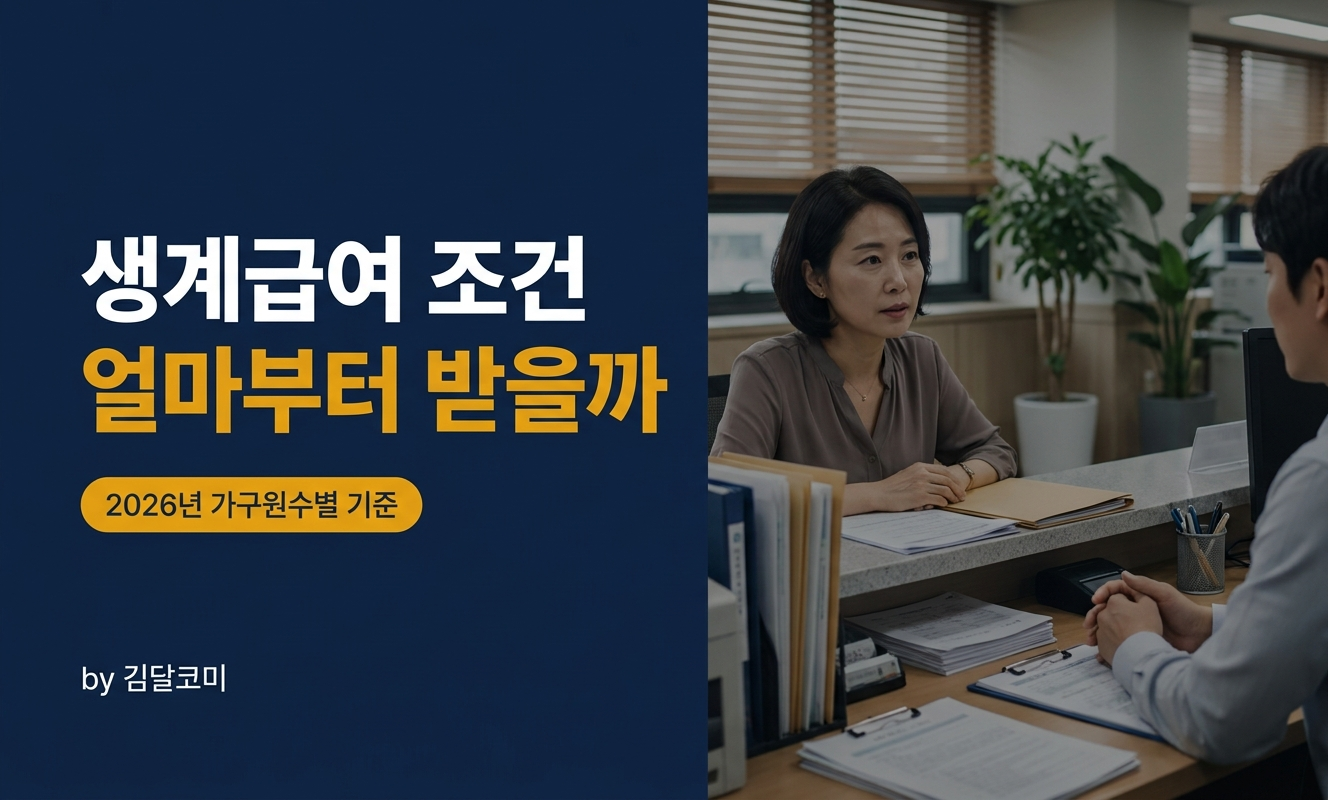 주민센터 창구에서 상담하는 사람