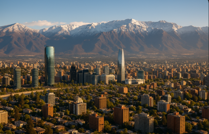 칠레 산티아고 이미지사진