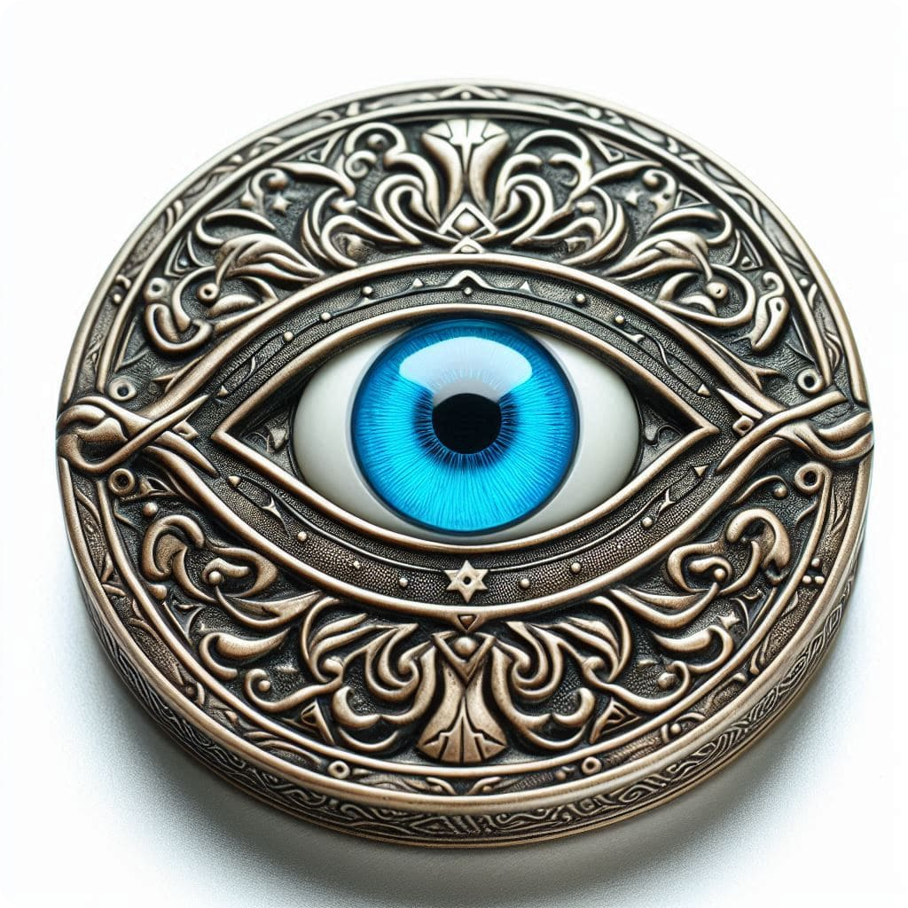 Blue-eyed guardian symbol, Israeli talisman