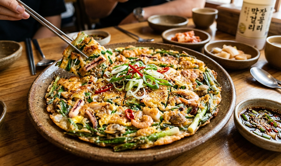 파전 바삭하게 만드는 법 핵심 정리 (소주 반죽, 차가운 반죽, 덜 섞기 비법)