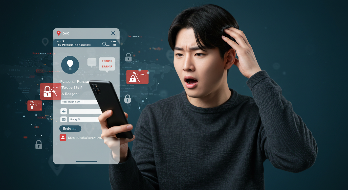 금융오류해결, 비밀번호오류