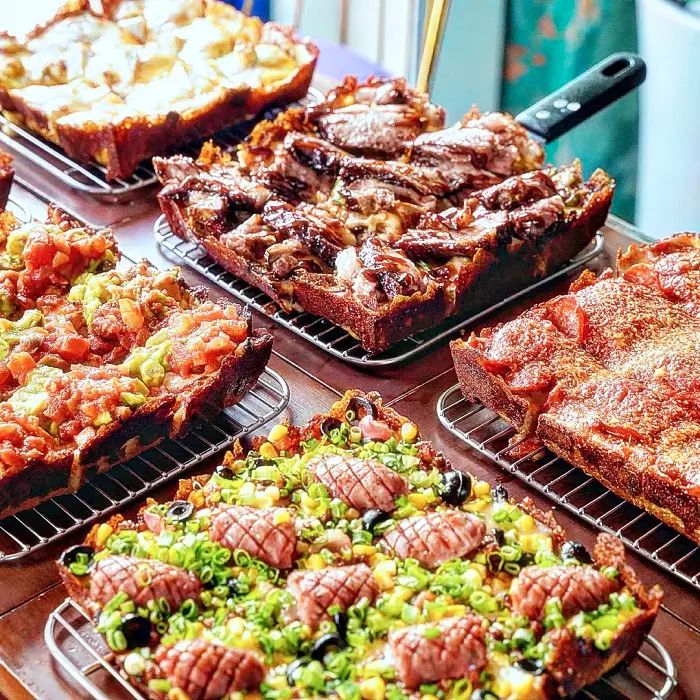 줄서는식당 입짧은햇님 박나래 텍사스 수비드 우대갈비 토핑 캐나다 랍스터 토핑 사각형 디트로이트 피자 맛집 도산공원 압구정로데오역 맛집 소개