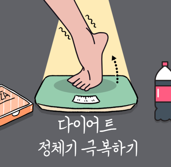다이어트 정체기 극복 방법 살이 빠지지 않을 때 해야 할 일