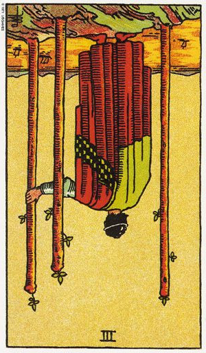 [마이너카드] 완드 3번 정방향, 역방향 해석