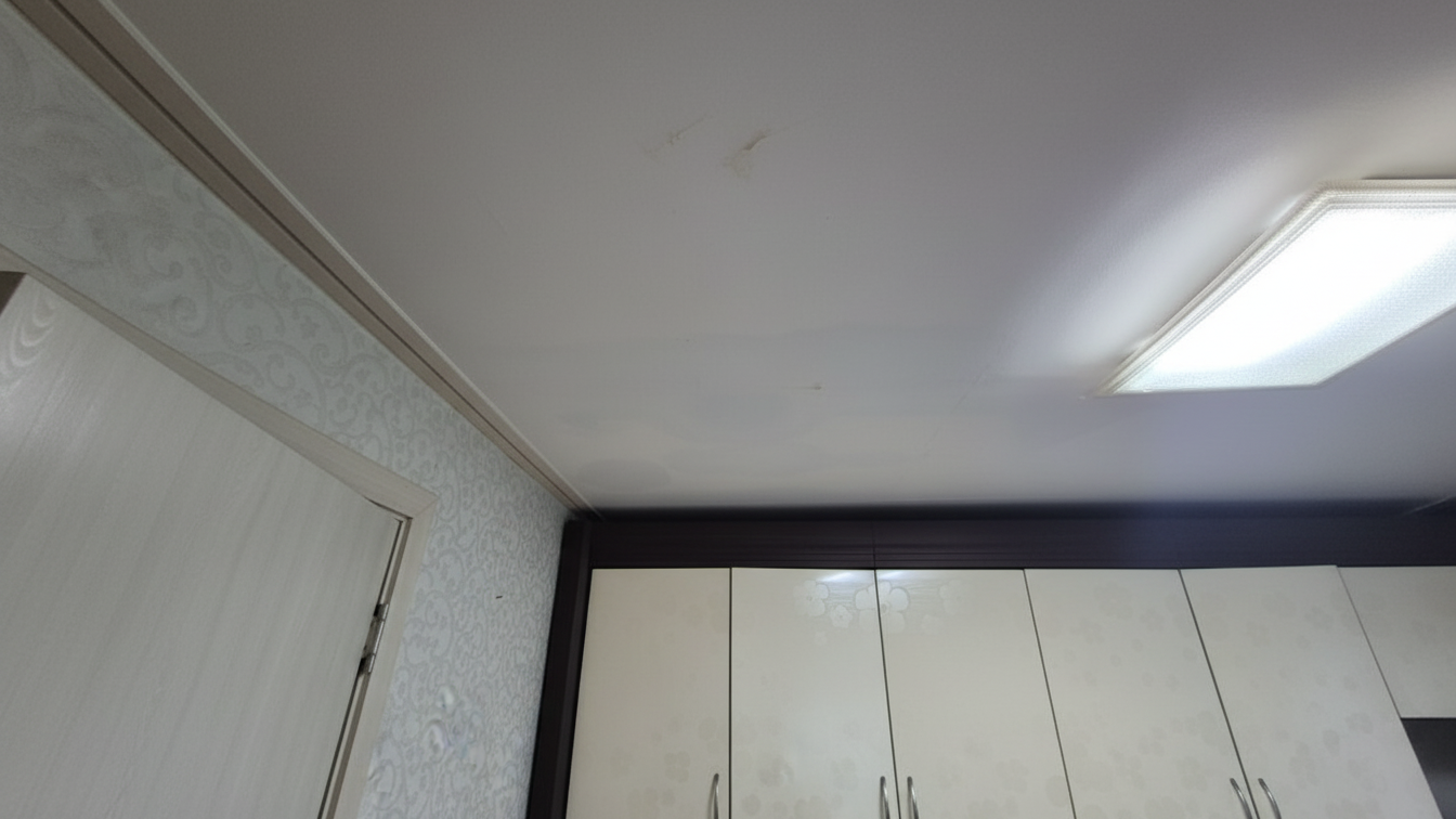 천장 누수 확인