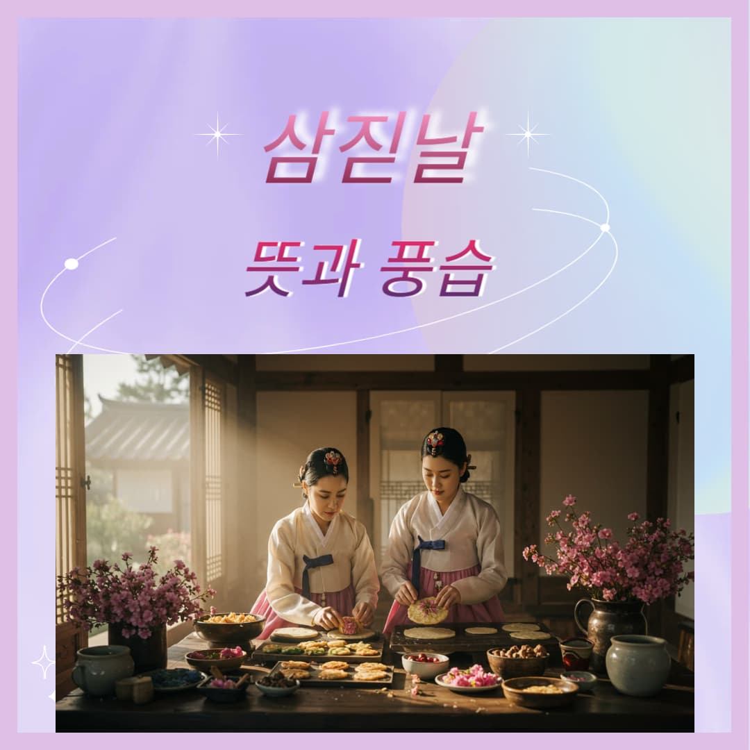 삼짇날-뜻과- 풍습