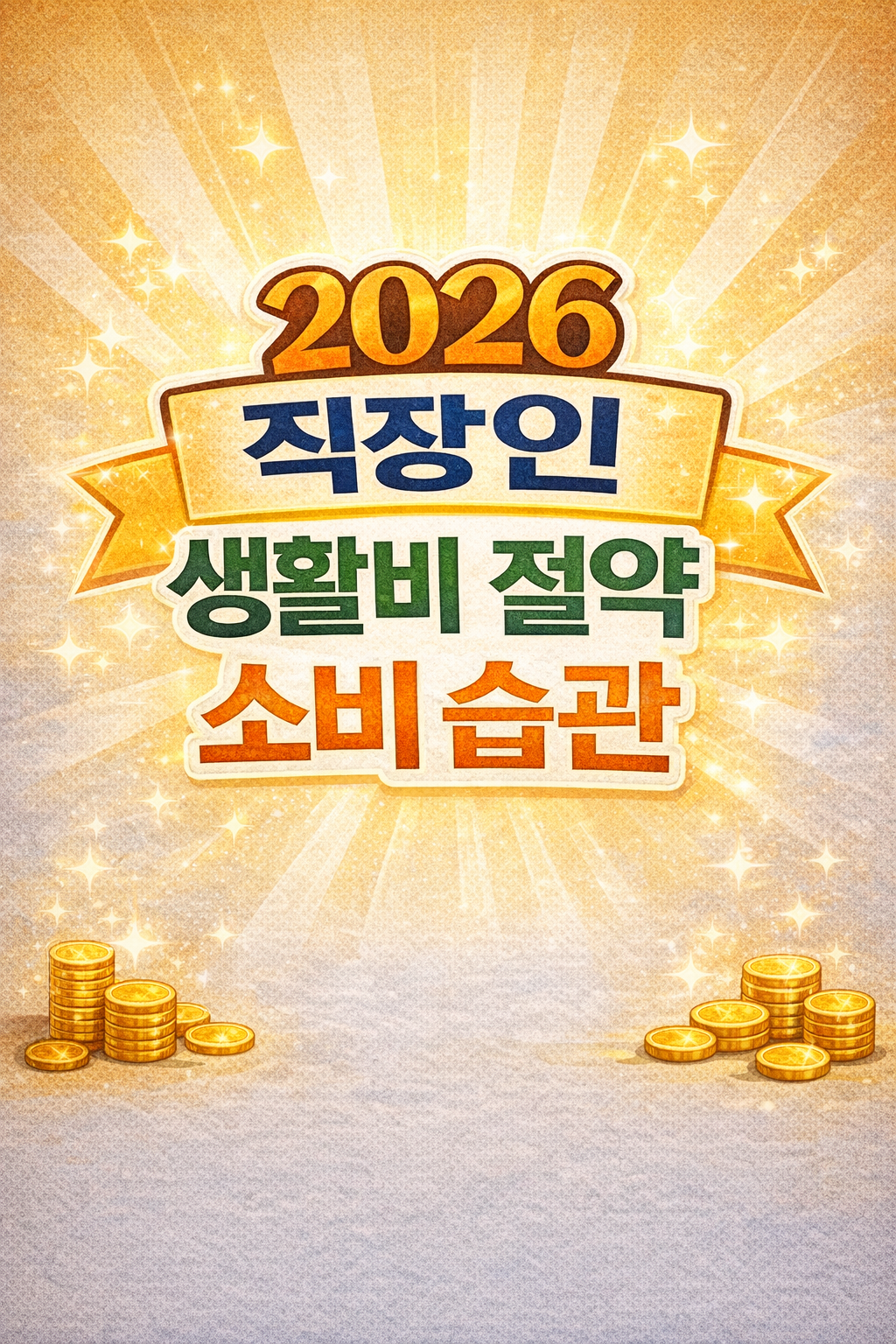 2026년 직장인을 위한 생활비 절약과 소비 습관을 정리한 대표 이미지