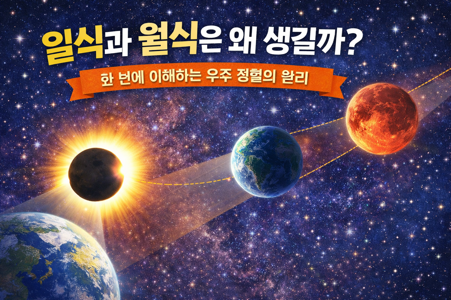일식과 월식은 왜 생길까 한 번에 이해하는 우주 정렬의 원리