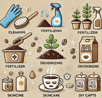 커피찌꺼기 활용법