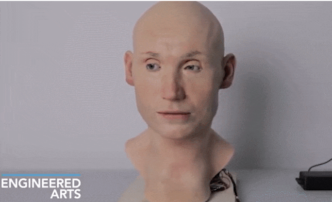 Uncanny Valley! Creepy robotic head is unveiled with eerily human-like facial expressions and movements 