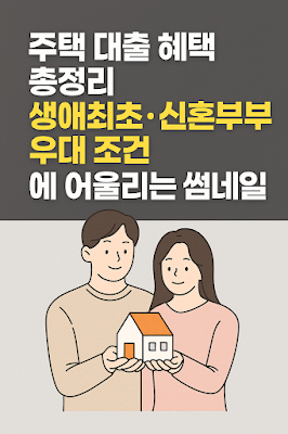 주택 대출 혜택 총정리 – 생애최초·신혼부부 우대 조건