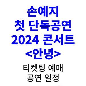 손예지-콘서트-티켓팅-예매-2024-일정