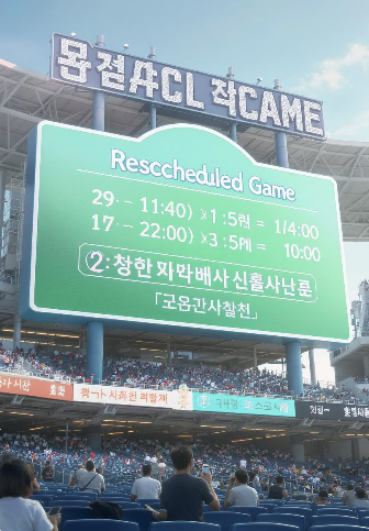 프로야구 강우콜드게임 규정과 환불 정책 5