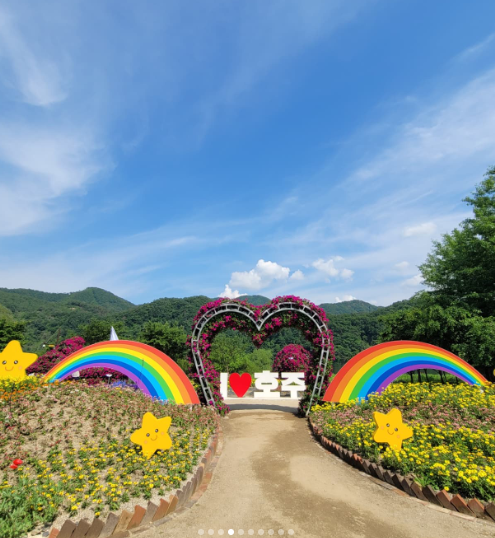 자라섬 꽃 페스타