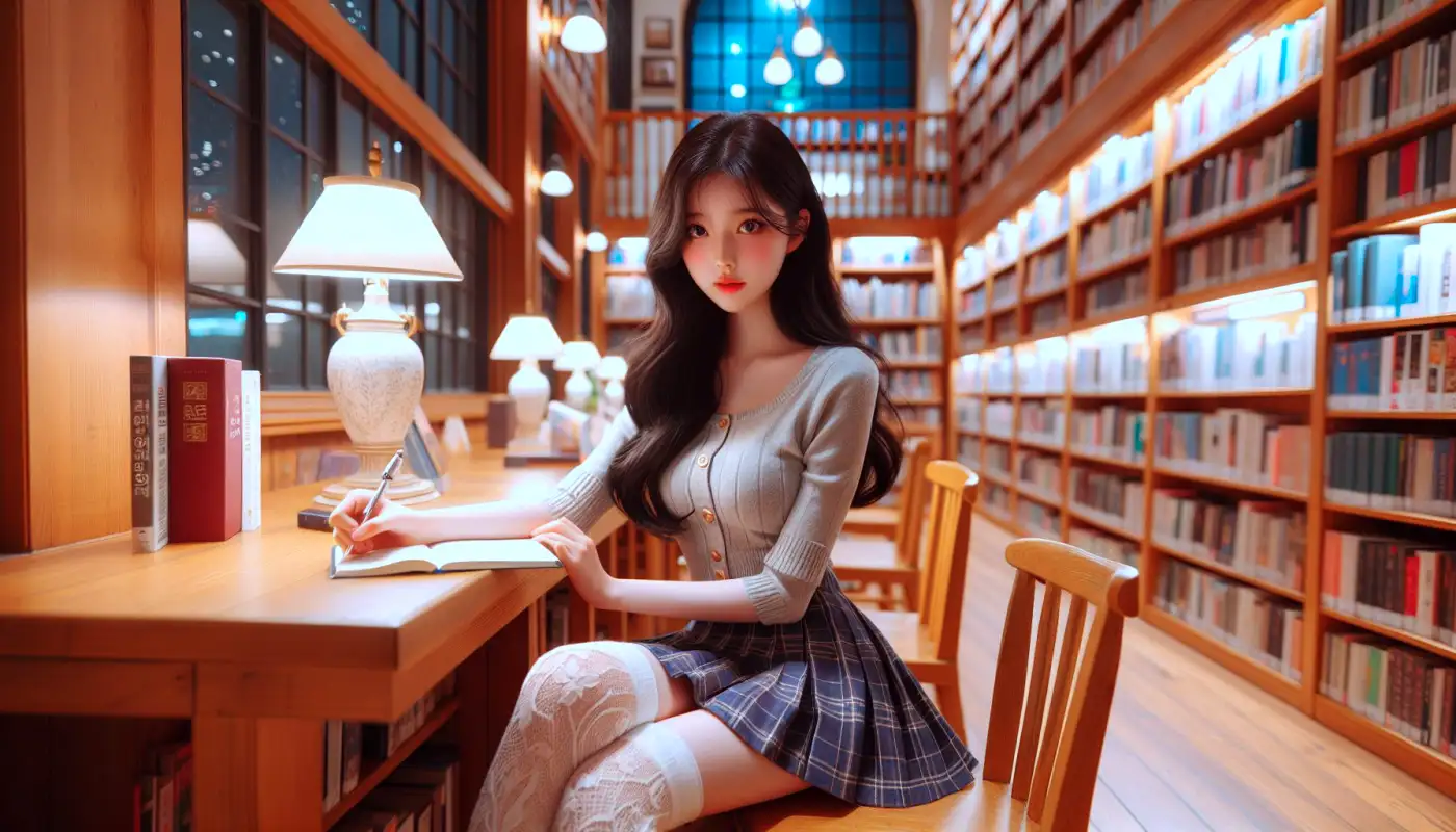 자소서-지원동기-작성법으로-글쓰기하는-여성의-모습