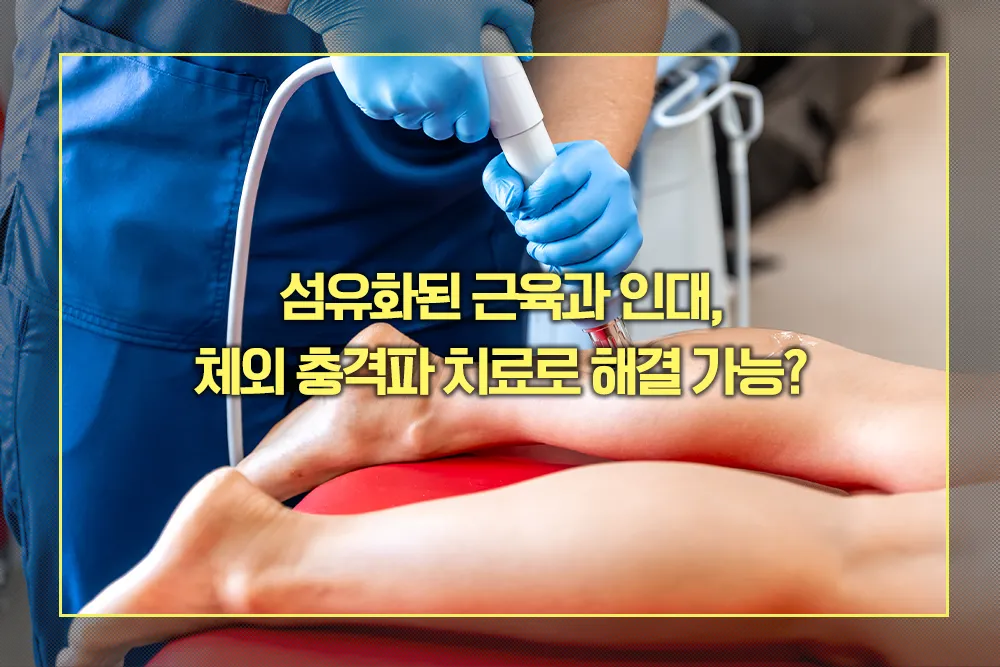 섬유화 근육 인대 체외충격파 치료 해결