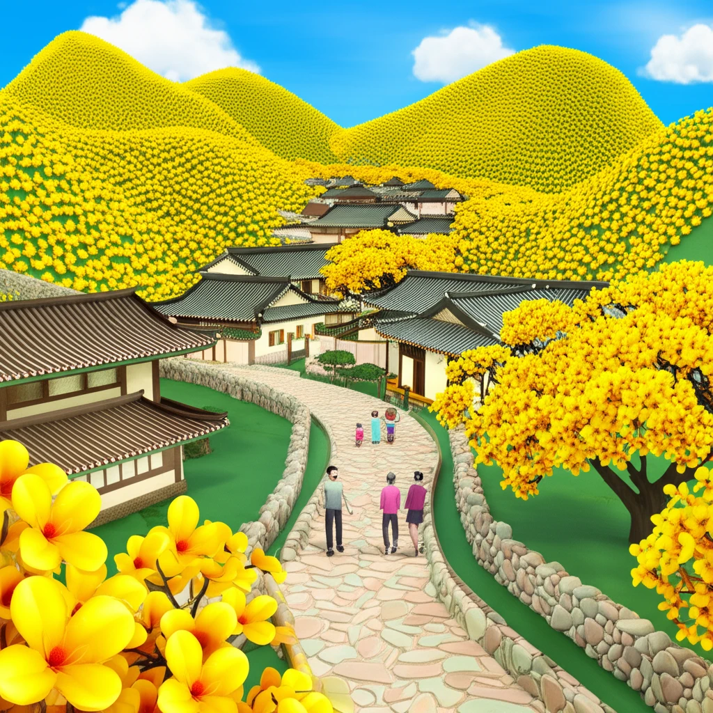 남원 3월 봄꽃 여행지 산수유마을 벚..