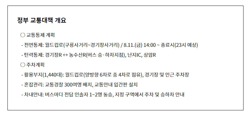 교통대책