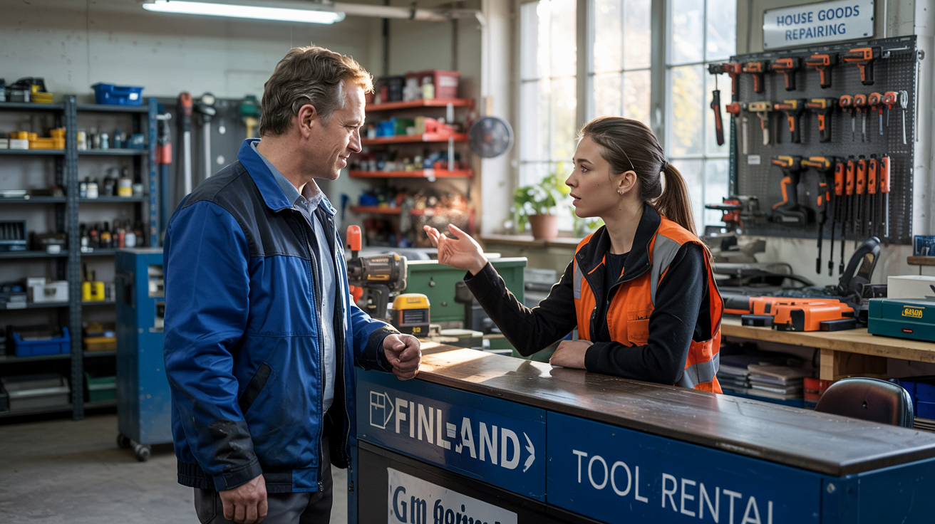 공공 도서관처럼 운영되는 핀란드의 도구 대여소