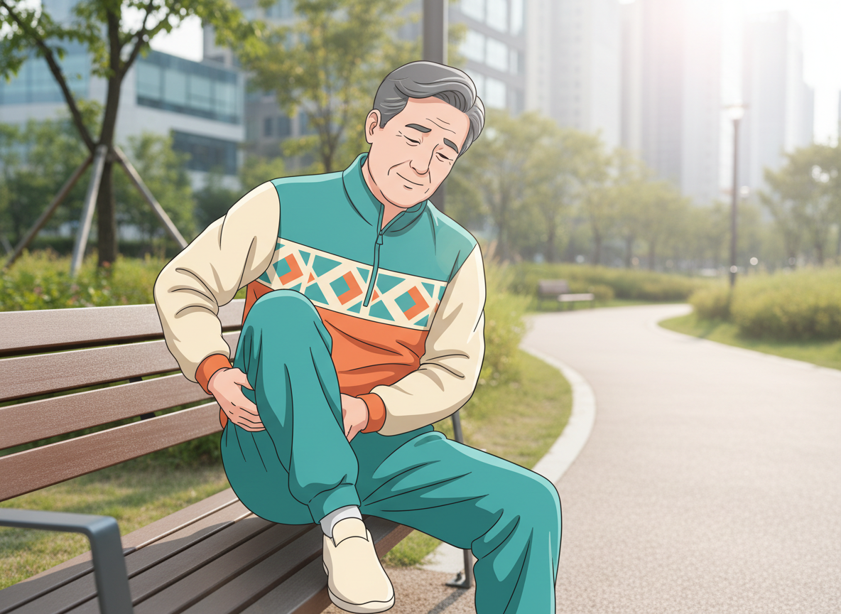 무릎 오금 통증 원인 진료과 찾기 어디아파 앱 어플