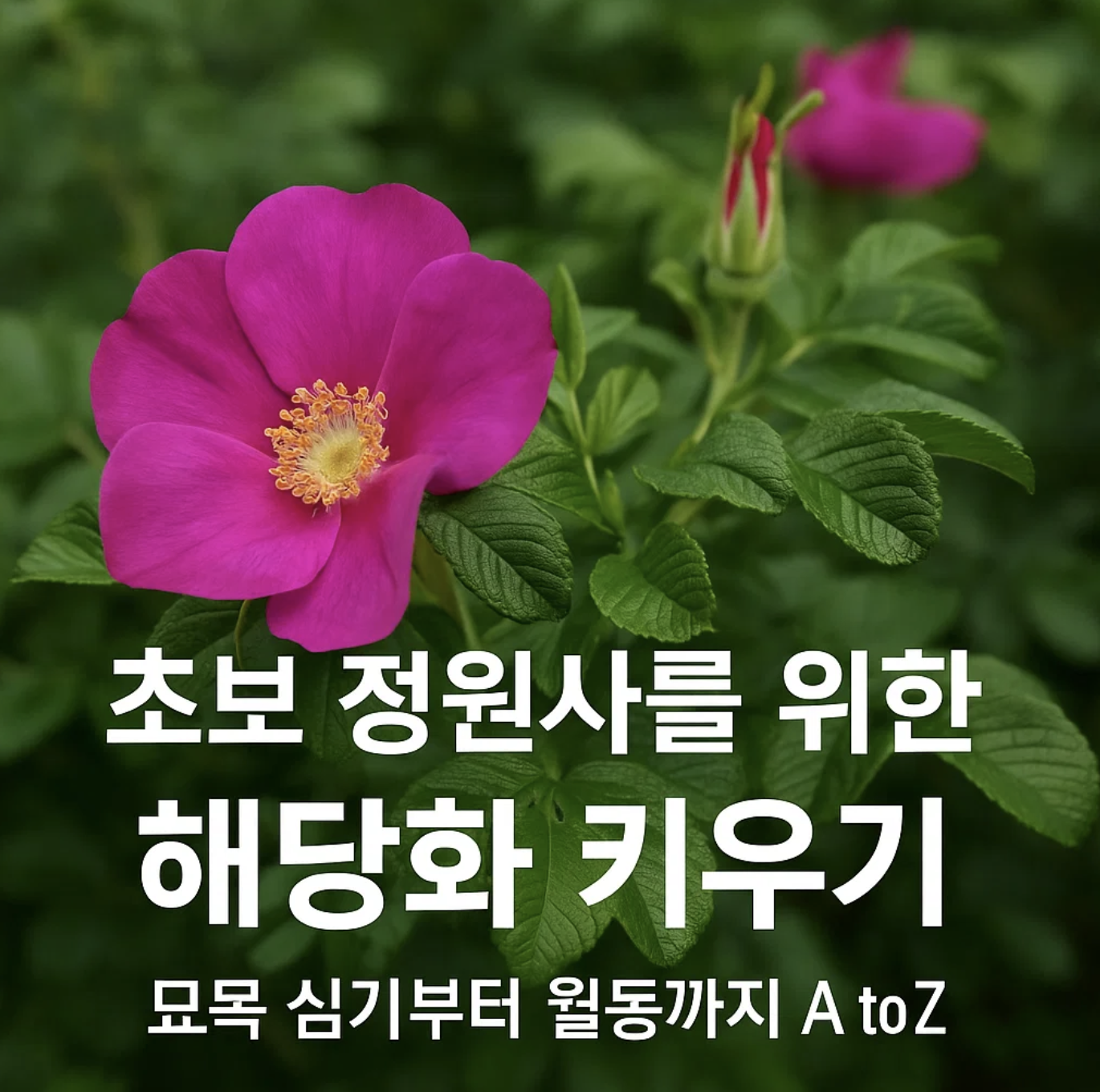 초보 정원사를 위한 해당화 키우기, 묘목 심기부터 월동까지 A to Z