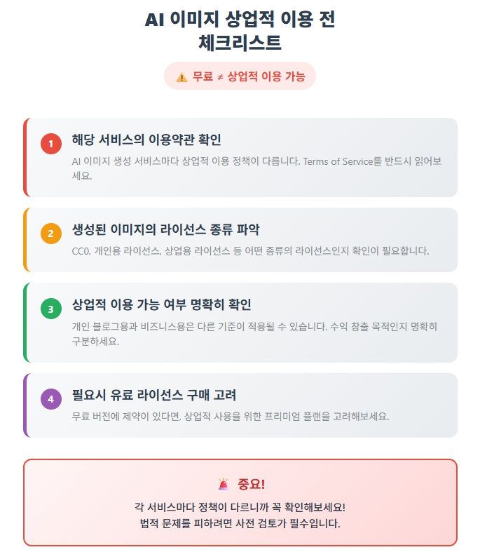 저작권, 꼭 확인하고 사용하세요