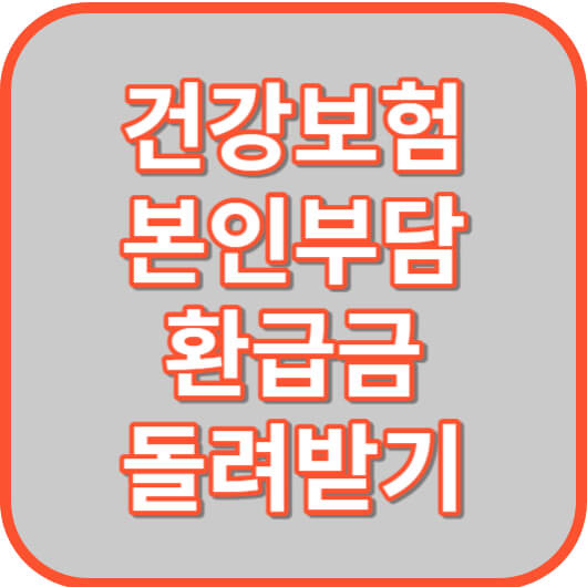 건강보험-본인부담-환급금-돌려받기