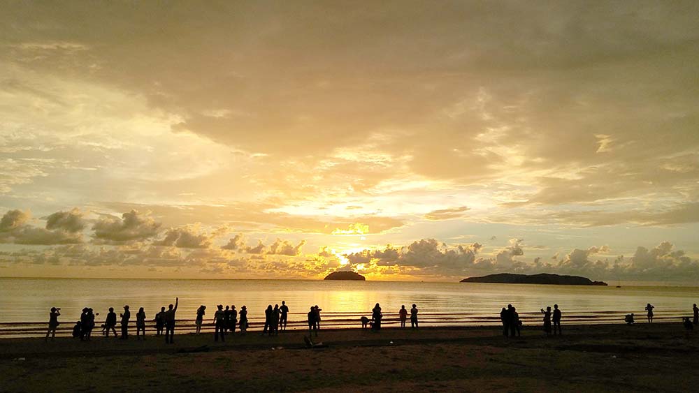 코타니카발루(Kota Kinabalu) 황홀한 석양