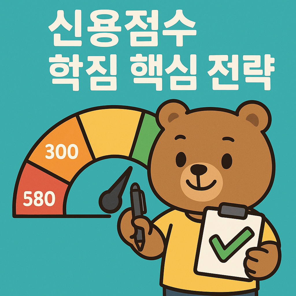 신용점수 관리 핵심 전략