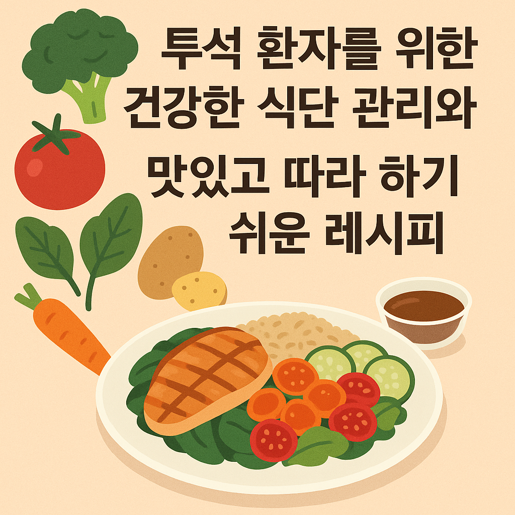 투석 환자를 위한 건강한 식단 관리와 맛있고 따라 하기 쉬운 레시피