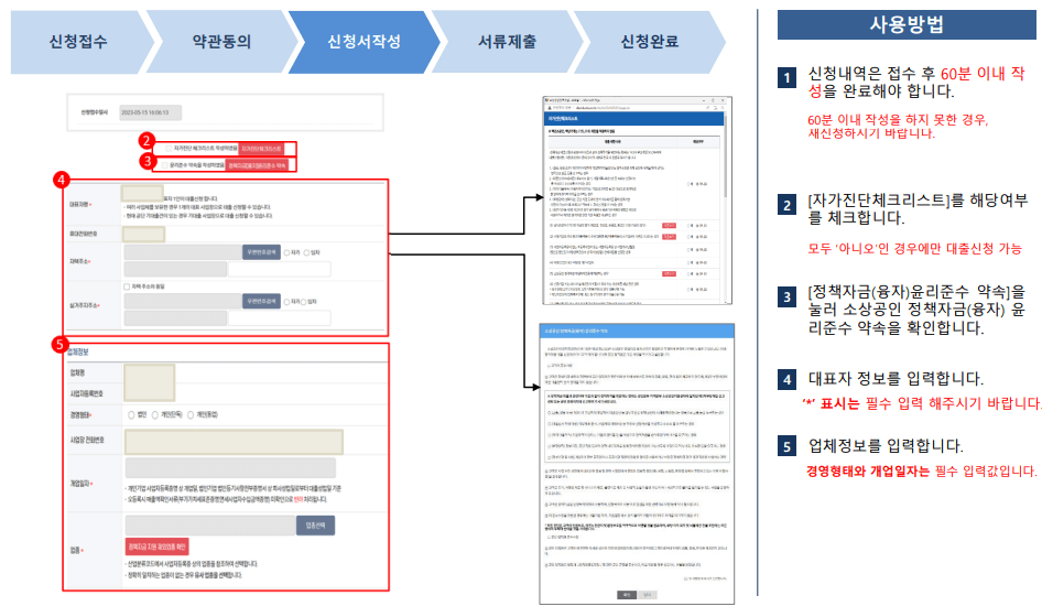 소상공인 정책자금 신청방법