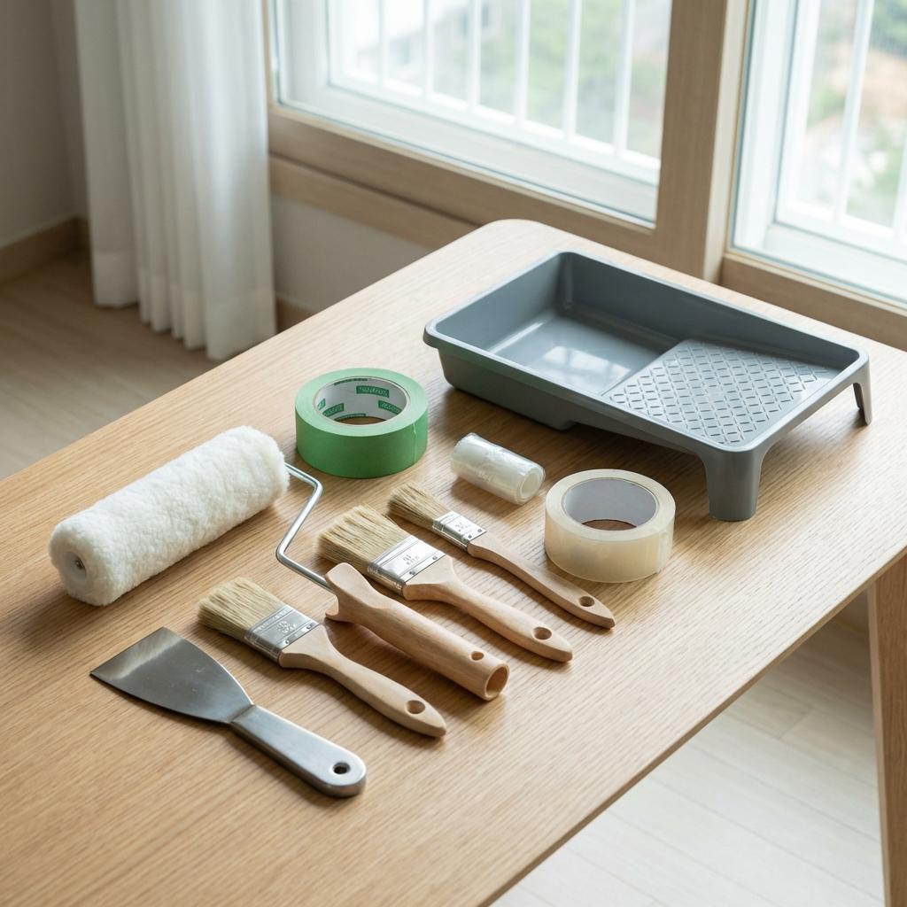 다이소 재료로 베란다 보수하기