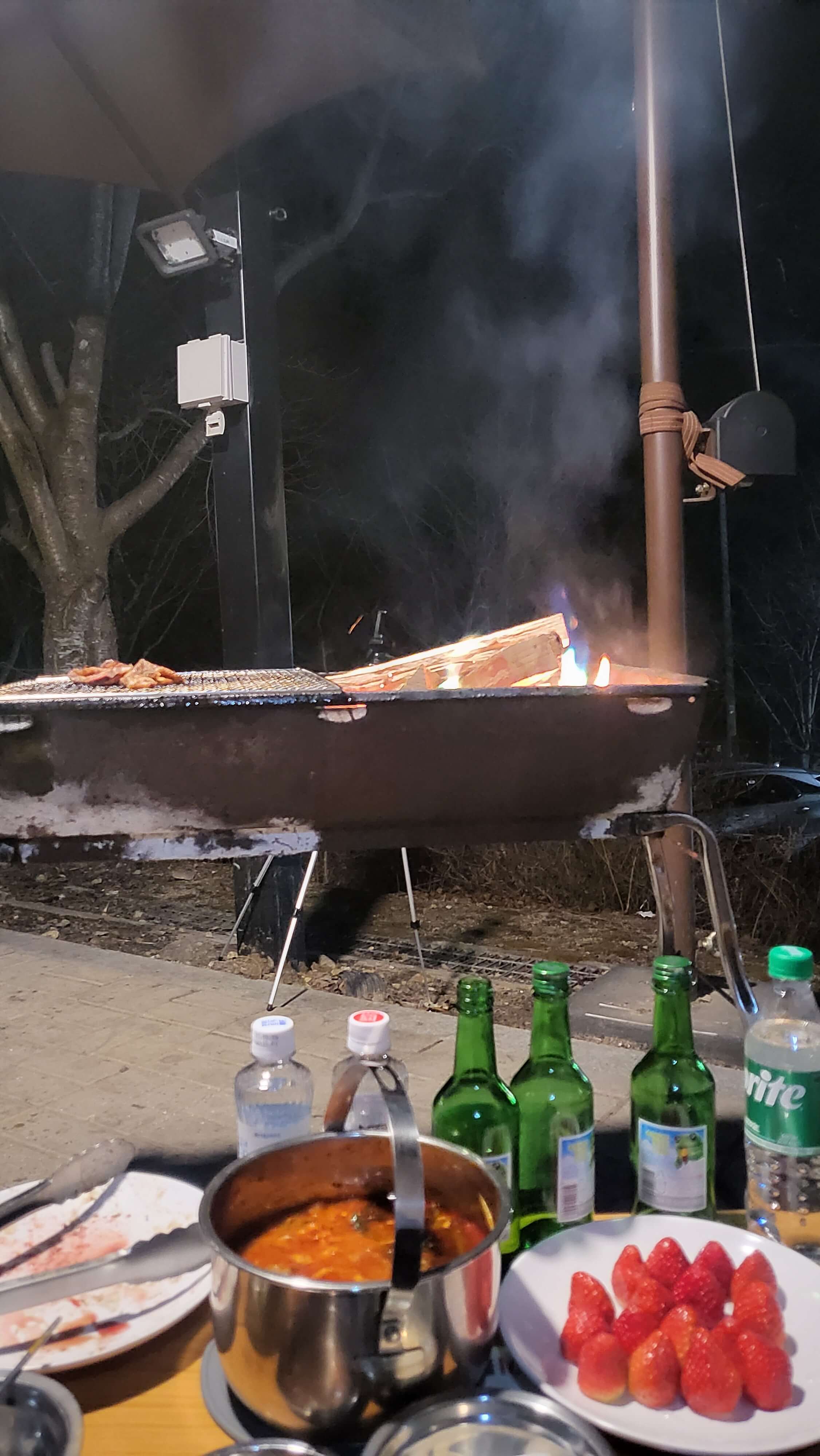 치악산국립공원 캠핑 요리