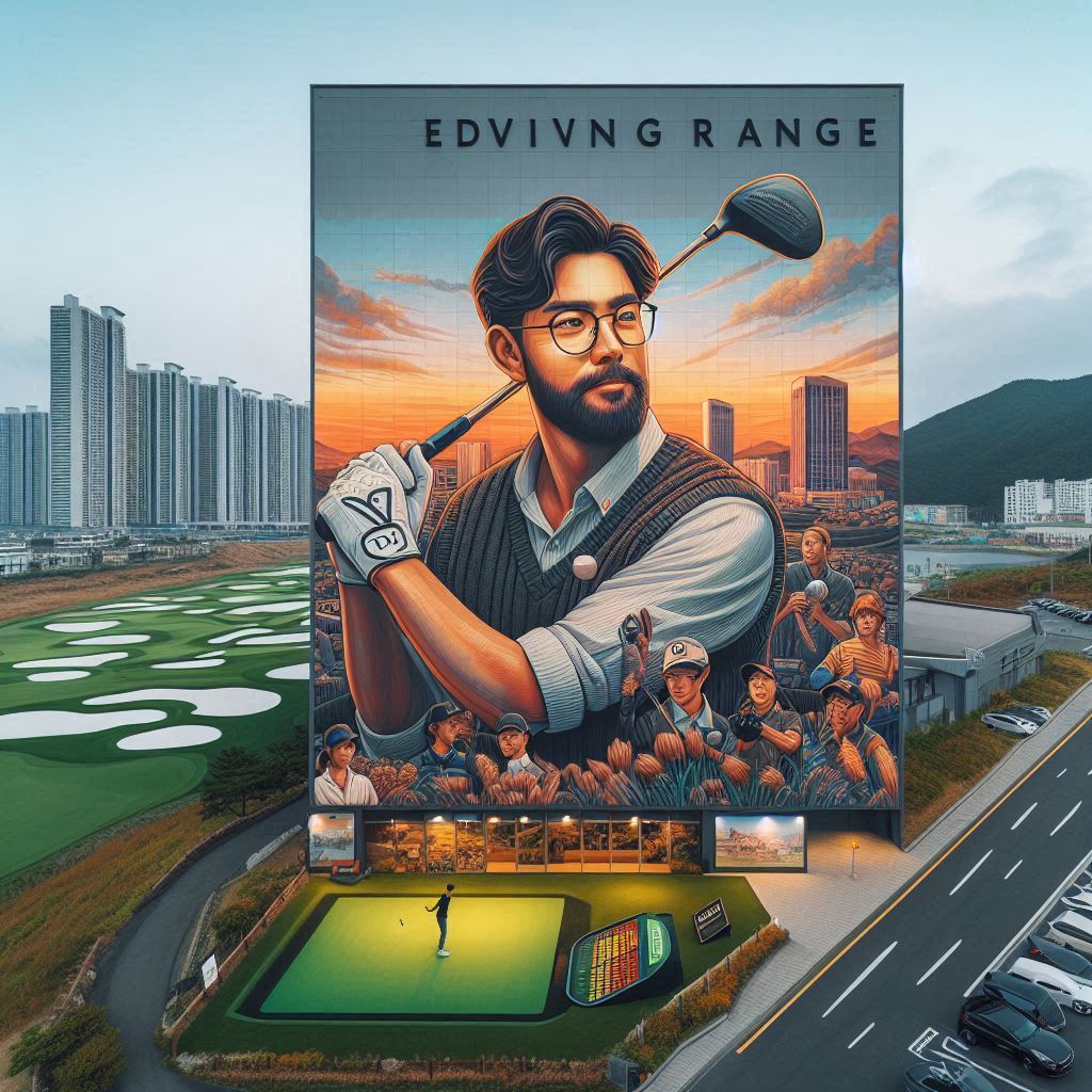 파디글스 골프연습장 배경