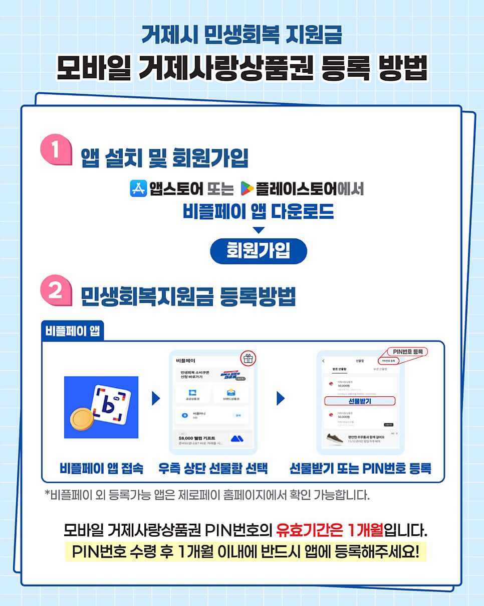 거제시 민생지원금 신청