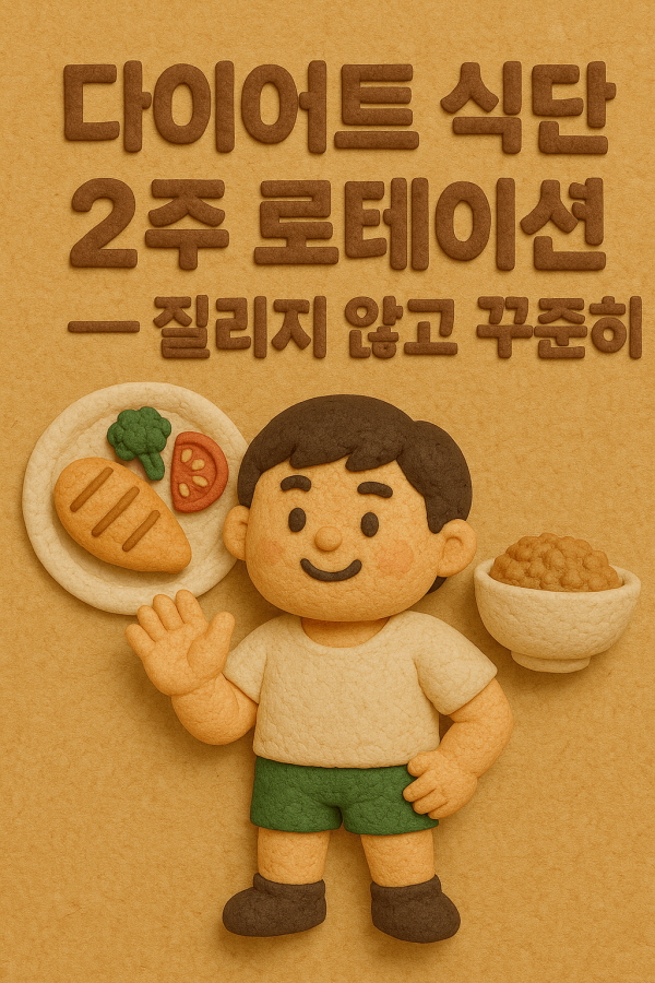 다이어트 식단 2주 로테이션 — 질리지 않고 꾸준히/GPT