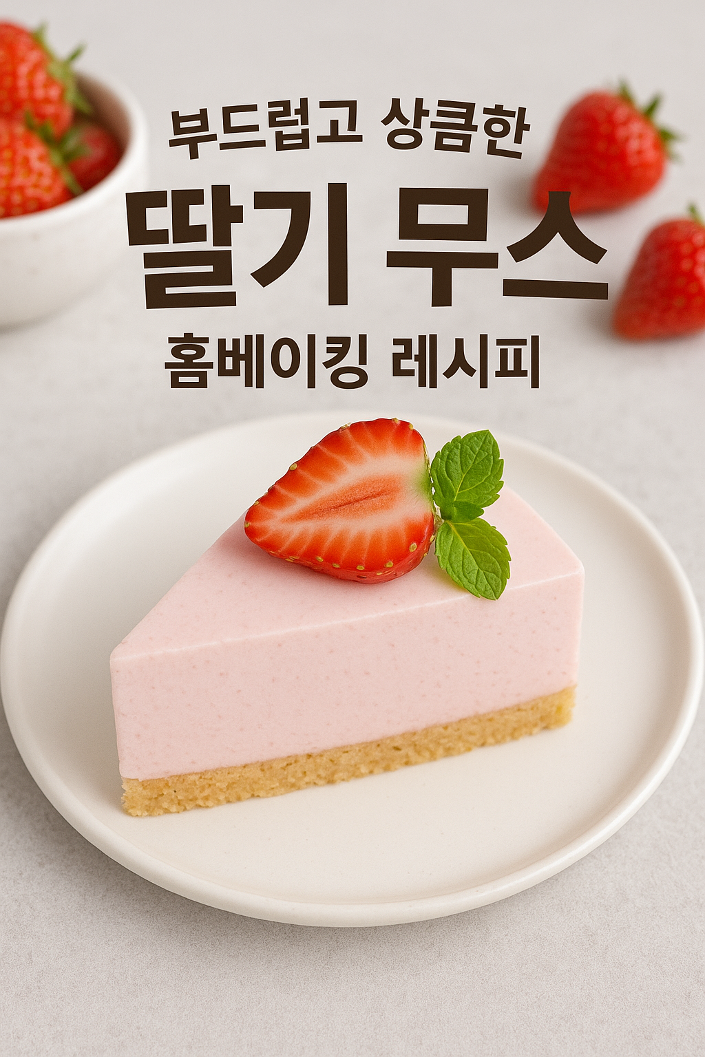 딸기 무스 레시피