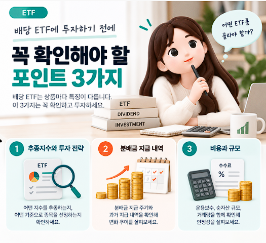 배당 ETF란? 배당주와 차이부터 투자할 때 확인할 점까지 총정리