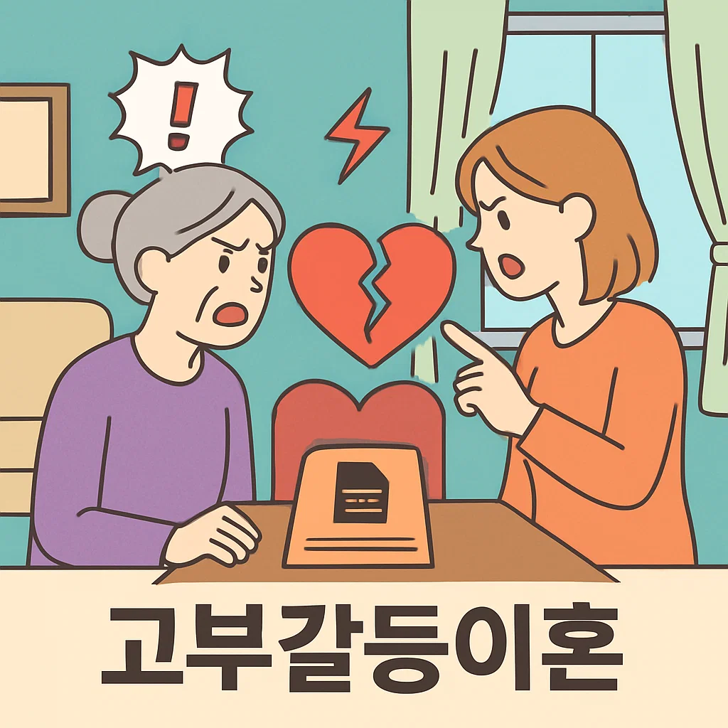 안양이혼소송변호사,고부갈등이혼