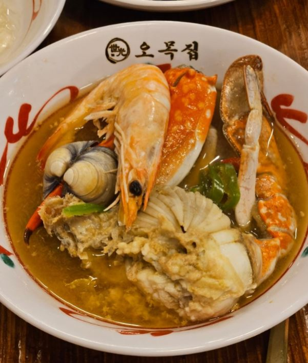 오목집꽃게탕서비스