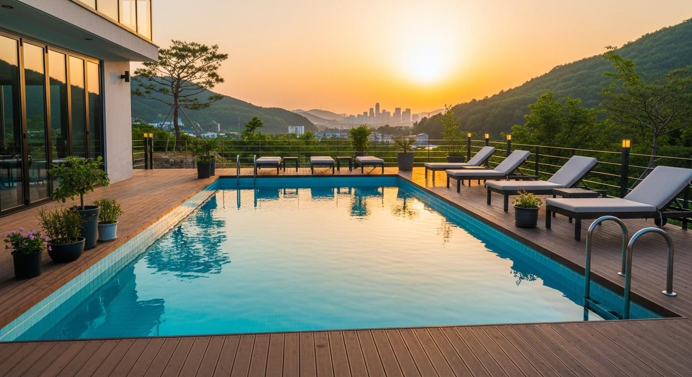 서울 근교 수영장 펜션 독채