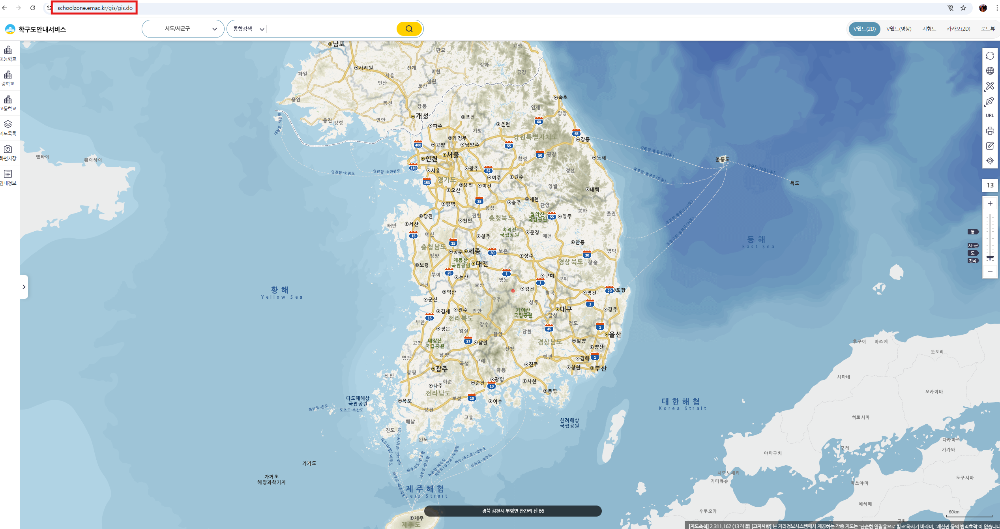 학구도안내서비스 접속 사진