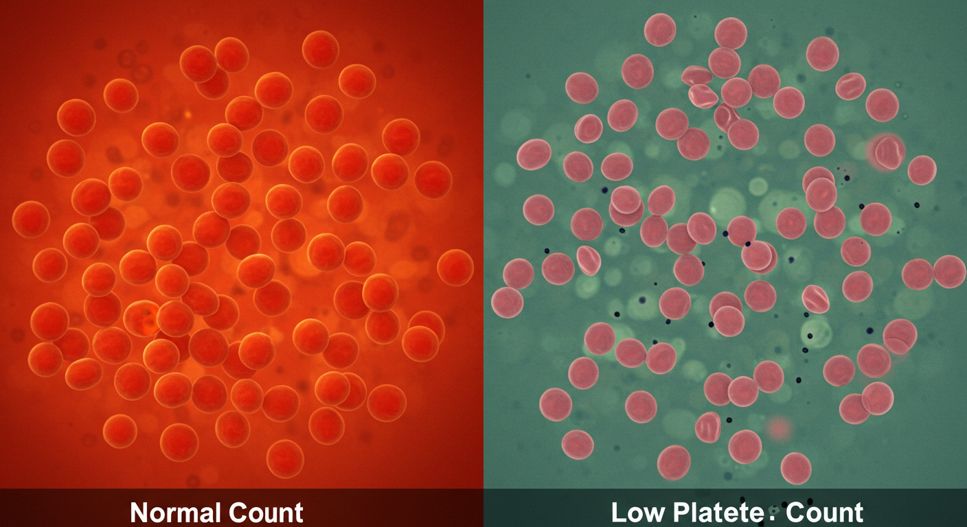 혈소판 수혈로 출혈 위험을 막을 수 있어요.