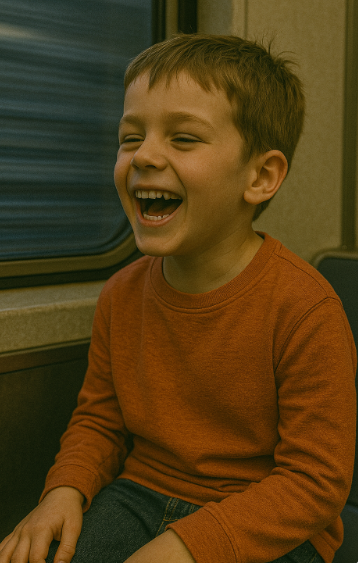 아이의 웃음소리