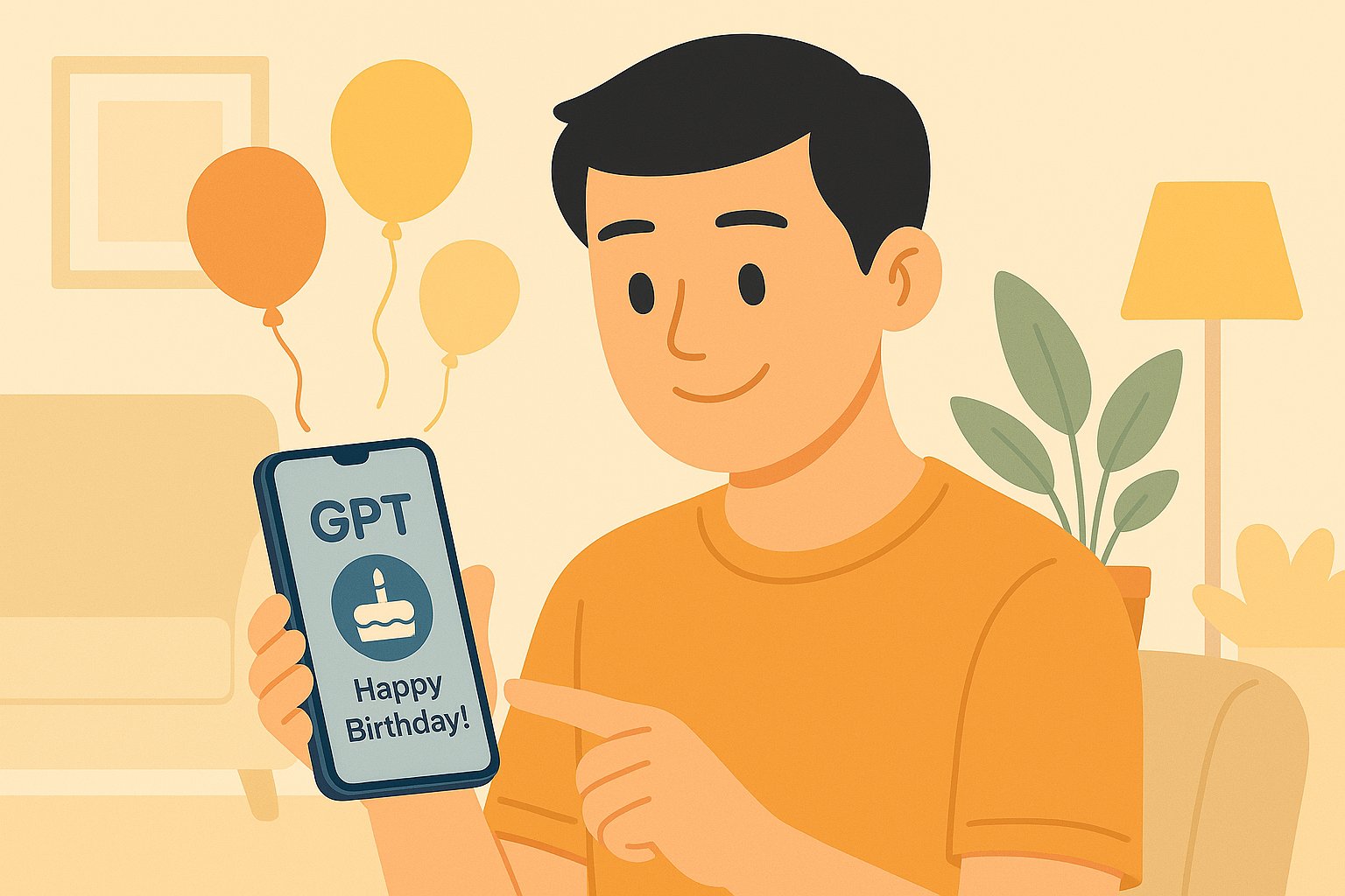 챗GPT 기반 생일 메시지 생성 콘텐츠